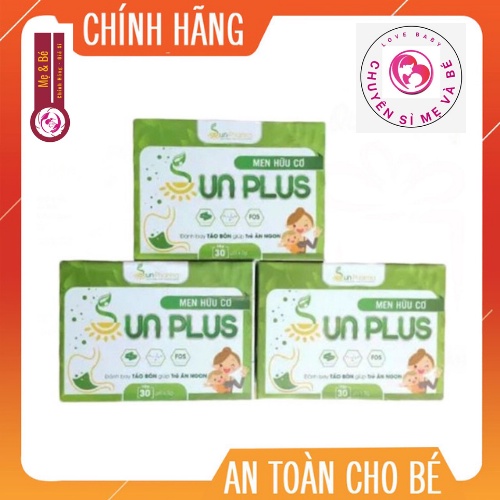 Men hữu cơ SUNPLUS- dùng cho trẻ biếng ăn, chậm hấp thu, chậm tăng cân