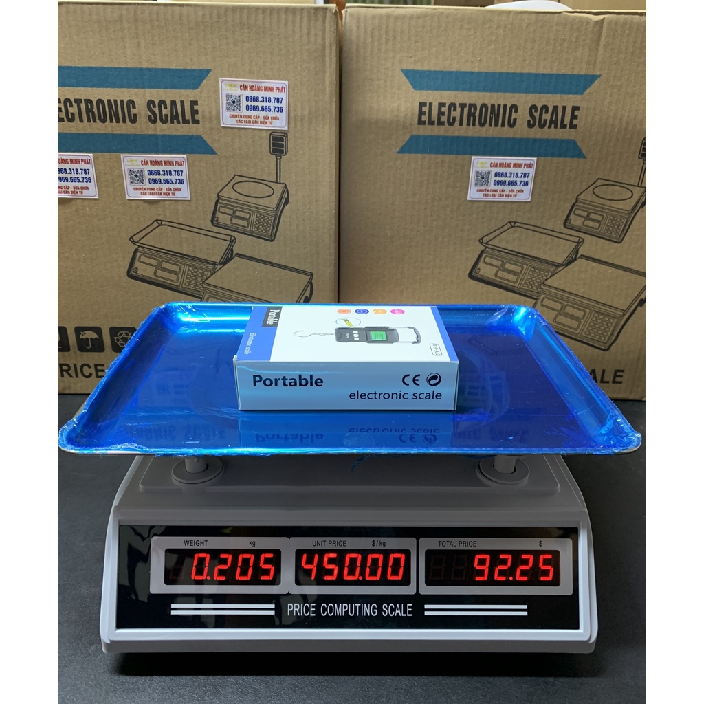 Cân Điện Tử Tính Tiền - Bán Trái Cây, Thực Phẩm ở Chợ Siêu Thị - 30kg/5g UTE UPA - Q ĐÀI LOAN. BH 2NĂM