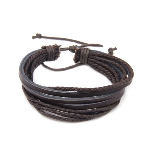 Vòng tay nhiều sợi dễ dàng thu nới cho nam và nữ