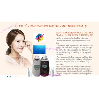 Bộ Máy Galvanic Spa Nâng Cơ Mặt Nuskin