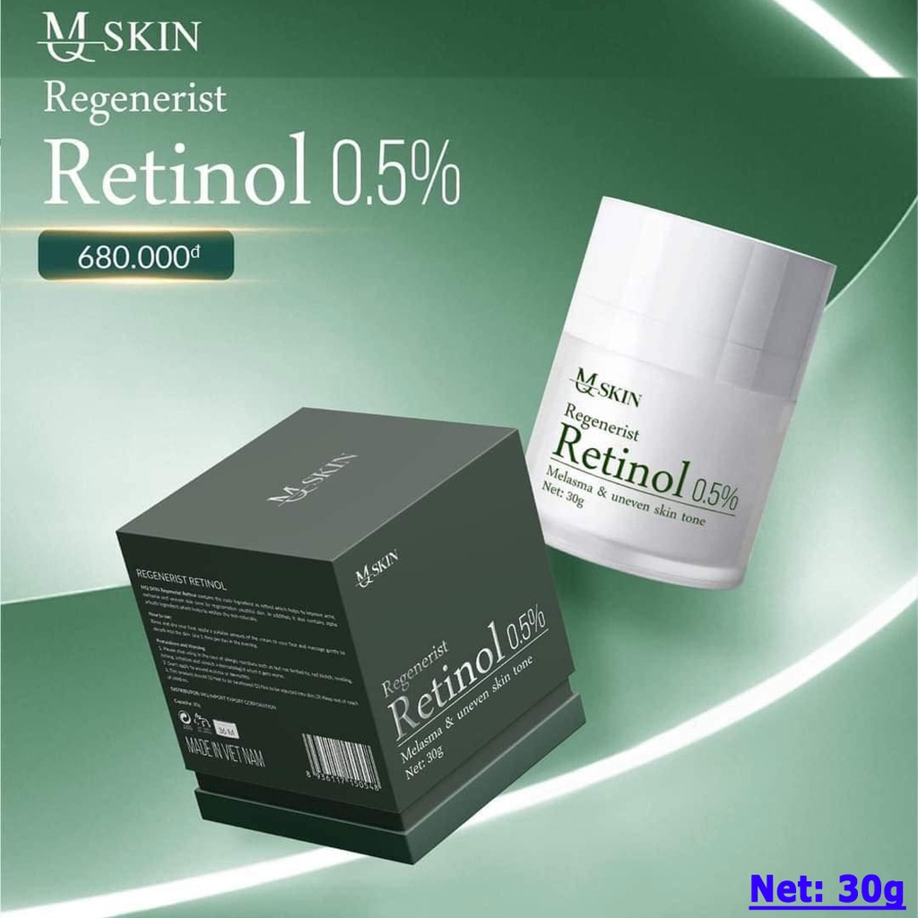 KEM TÁI TẠO VÀ TRẺ HÓA LÀN DA RE.TI.NOL 0,5 % MQ skin (30G)