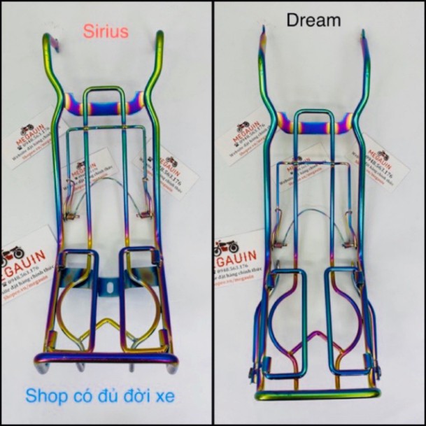 Baga titan 7 màu xe Wave, Dream, Sirius, Winner, Exciter