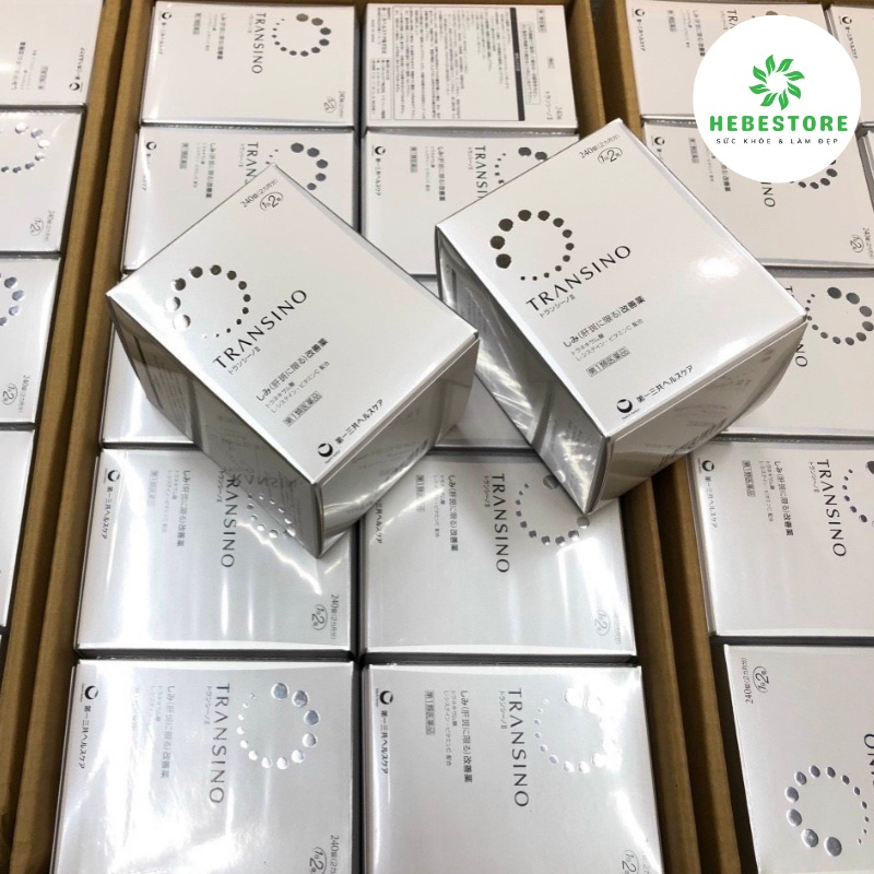 [Chính Hãng] Viên uống nám trắng da Transino 240 viên Nhật Bản