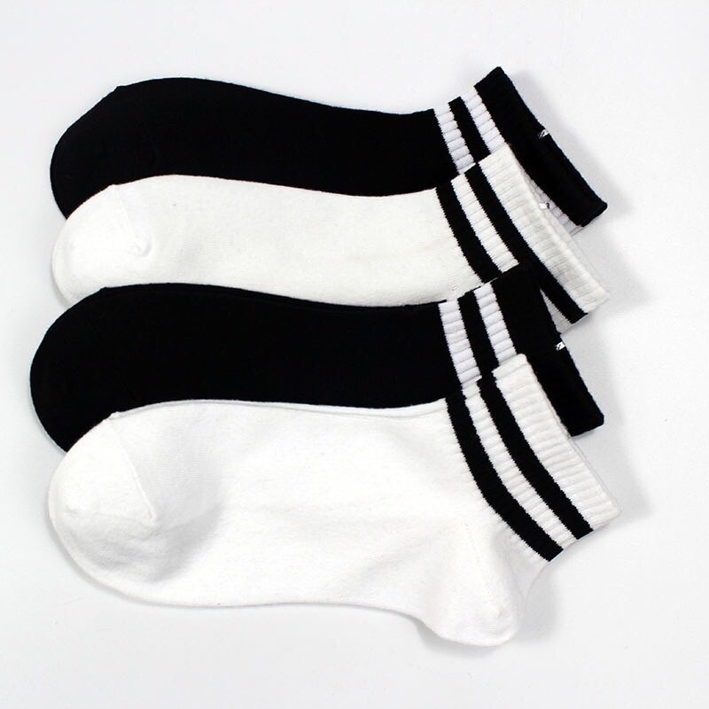 Tất cổ lửng kẻ sọc ngang nam nữ unisex, phong cách hàn quốc, chất liệu thoáng mát, thấm hút mồ hôi