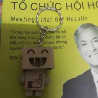 Móc khóa người gỗ Danbo dễ thương
