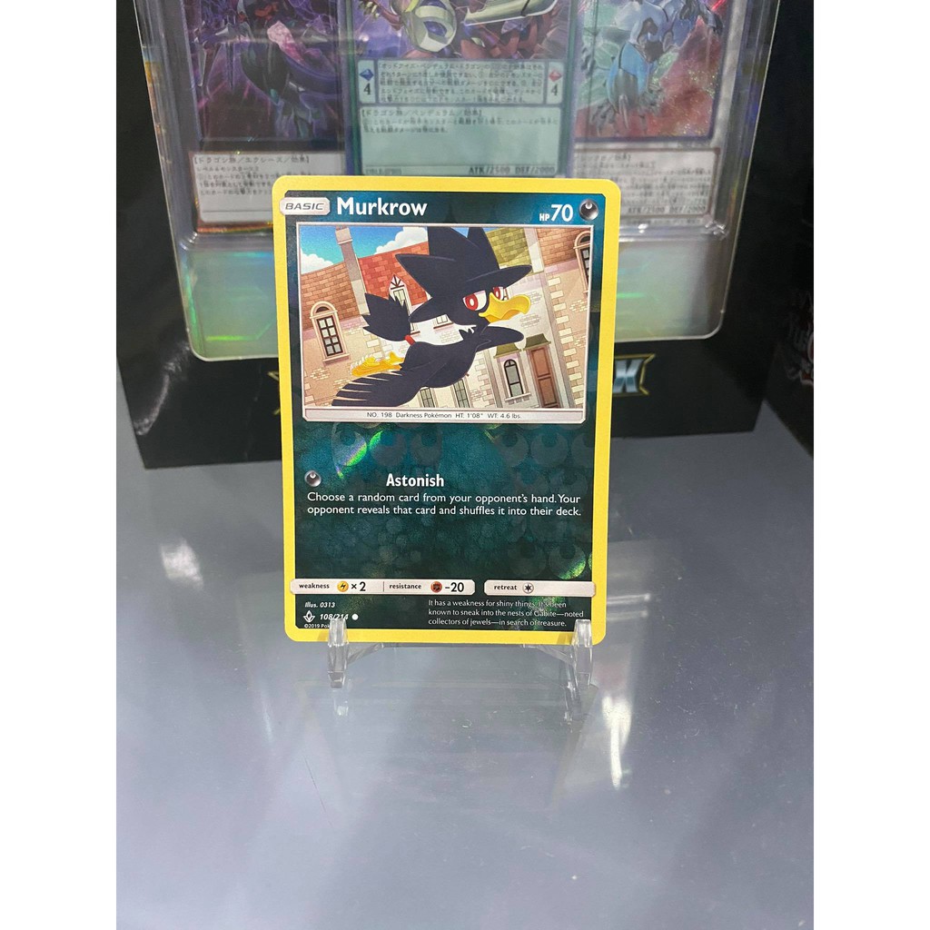 [ Dưa Hấu Yugioh ] Lá bài thẻ bài Pokemon Murkrow