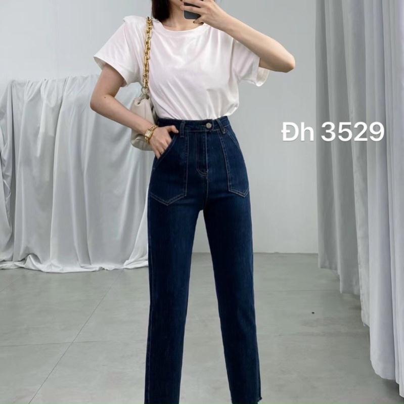 [ Giá Sỉ ] Quần jean nữ, quần ống xuông phong cách hàn quốc _sẵn hàng
