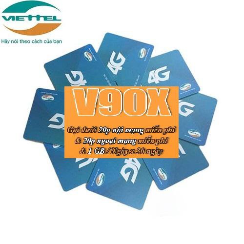 SIM V90X - CẢ THÁNG  NGHE GỌI MIỄN PHÍ, TRUY CẬP INTERNET TỐC ĐỘ CAO CHỈ VỚI 90K NHẬN NGAY ƯU ĐÃI (BAO TRỌN 1 NĂM)