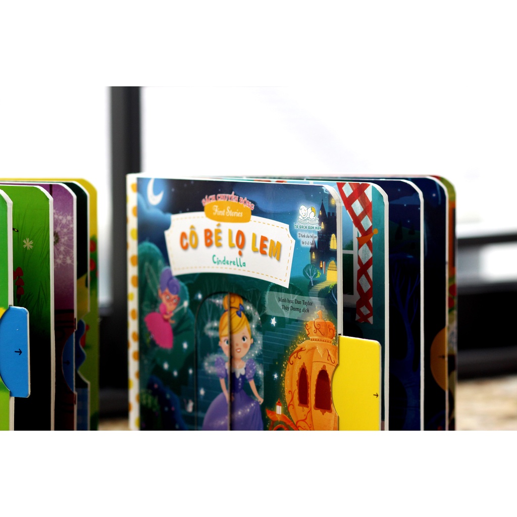 Sách Chuyển Động Kéo Trượt - Cô Bé Lọ Lem - First Stories - Cinderella - Đinh Tị