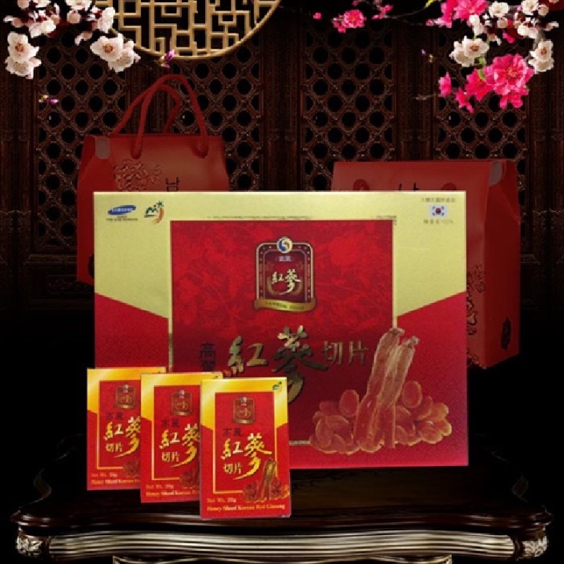 Hồng Sâm Thái Lát Tẩm Mật Ong Sambok Hàn Quốc, Hộp 200gr