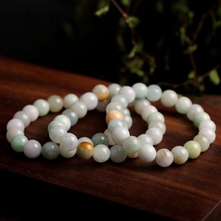 Natural three-color jade bracelet