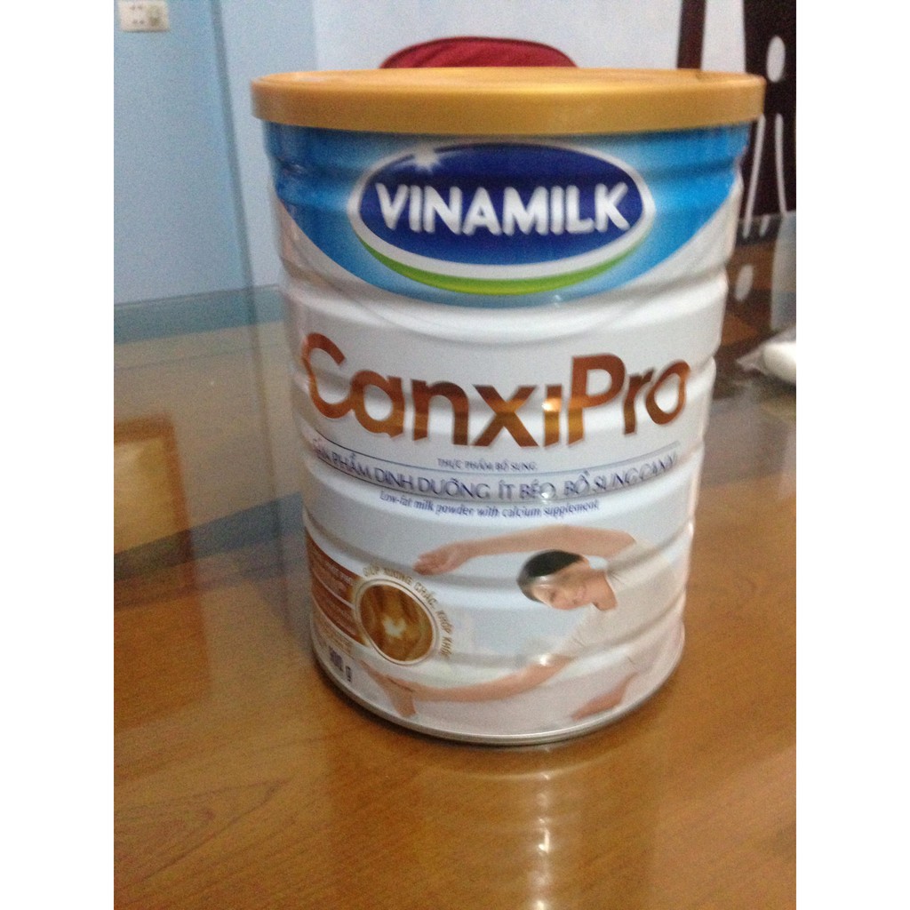 Sữa bột  Vinamilk CanxiPro 900g mẫu mới (date mới 03/2020)(250k)