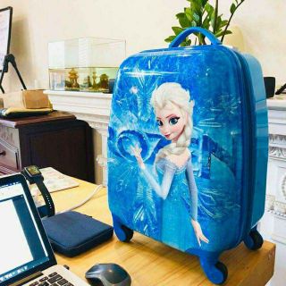 Vali elsa cho bé(2 mặt In) sẵn-Size 18