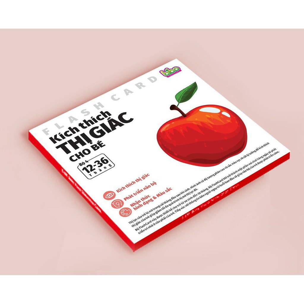 [FLASHCARD] Bộ Thẻ Kích Thích Thị Giác Cho Bé (từ 0-16 tháng tuổi)