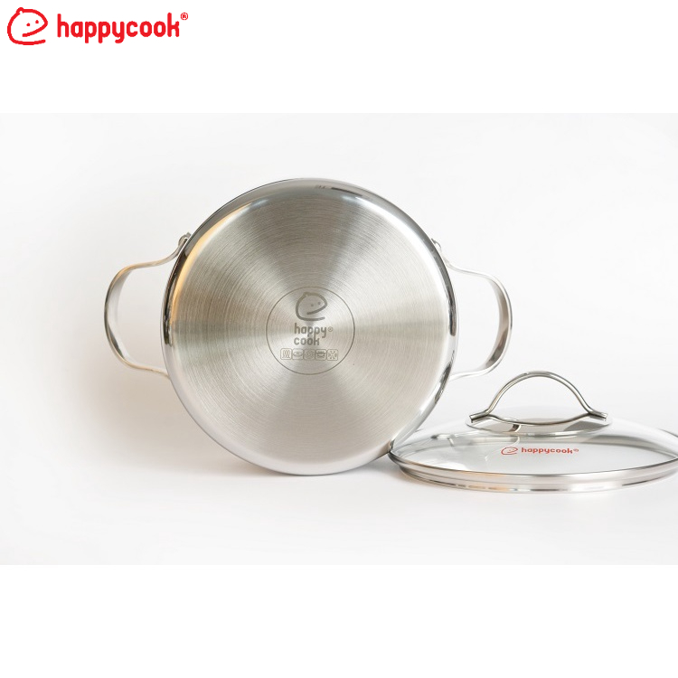 Nồi inox 304 5 lớp cao cấp Happy Cook HCS-24N5