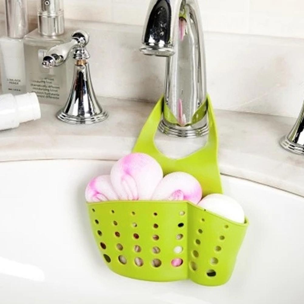 Giỏ Treo Bồn Rửa Chén Đựng Mút Rửa Chén D8C5 Tùy Chỉnh Tiện Dụng Cho Nhà Bếp