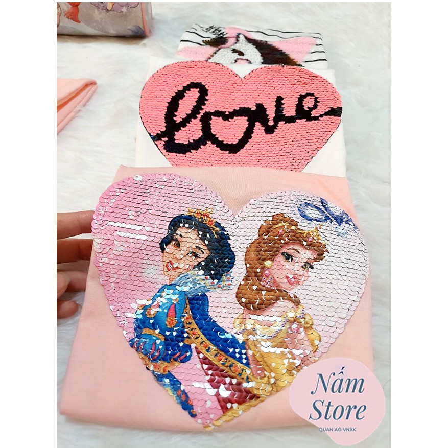 ÁO THUN H.M UNICORN PONY KIM SA CHO BÉ GÁI