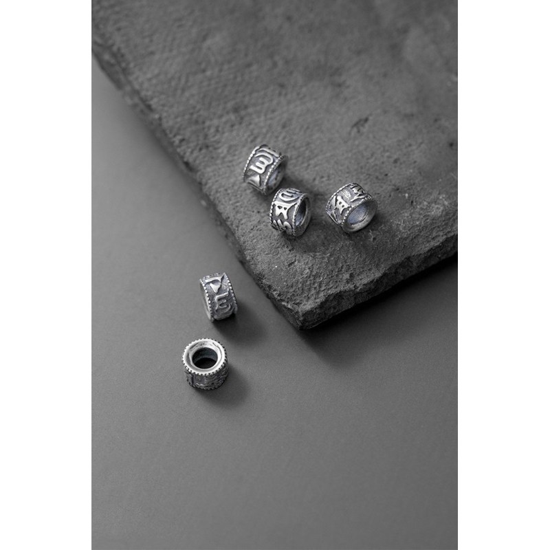 CHARM BẠC THÁI KHẮC OM MANI PADME HUM