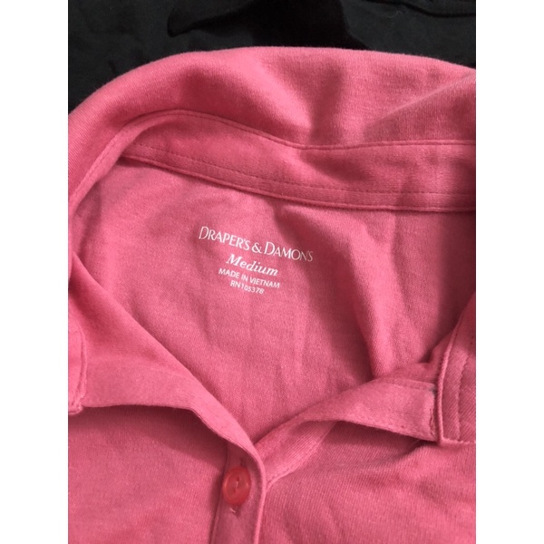 áo thun polo tay lỡ chất cotton xuất dư