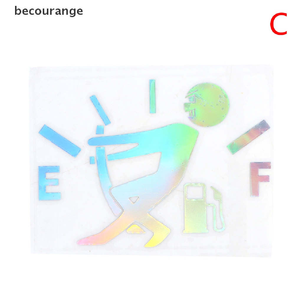 1 Miếng Dán Phản Quang Họa Tiết Vui Nhộn Trang Trí Bình Xăng Xe Hơi