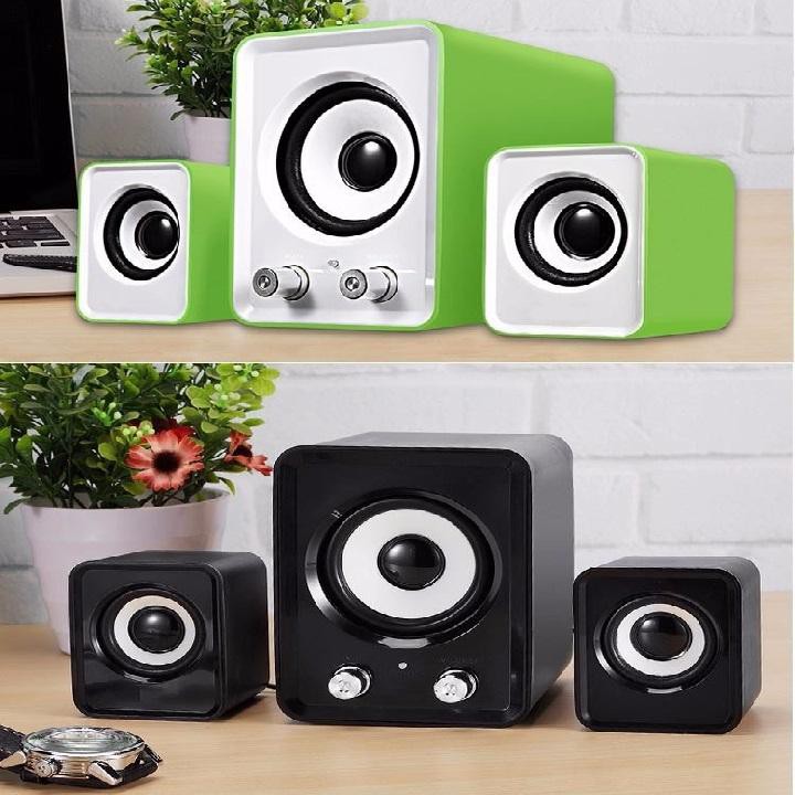 Loa vi tính - Loa máy tính - Nhỏ Gọn, Âm Thanh Sống Động Siêu TO Loa Laptop PC 2.1 FT202