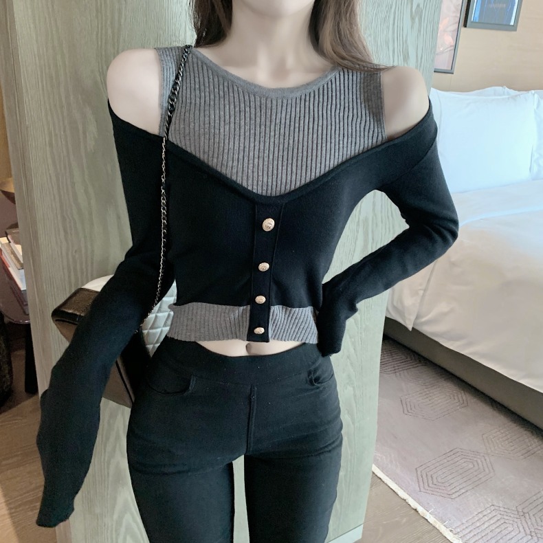 Áo Nữ Tay Dài Trễ Vai Thời Trang Quyến Rũ