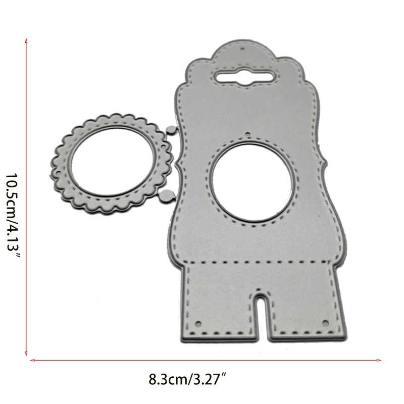 Khuôn Cắt Giấy Kim Loại Hình Hộp Quà