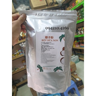 Bột dừa non túi bạc gói 1kg - làm chè dừa dầm, trà chanh sữa dừa siêu ngon- nguyên liệu trà sữa