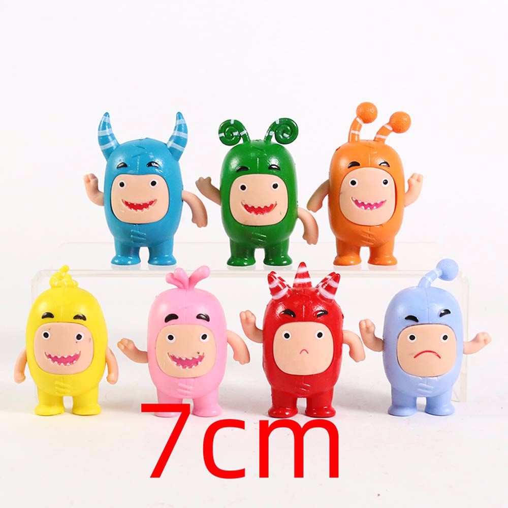 Set 7 Mô Hình Đồ Chơi Nhân Vật Oddbods Dễ Thương Đáng Yêu