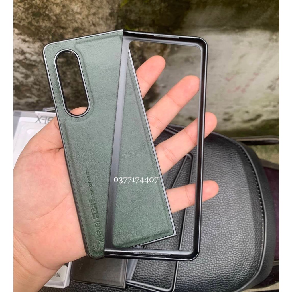 Samsung Galaxy Z Fold 3_ Ốp lưng X-level da cao cấp bảo vệ máy