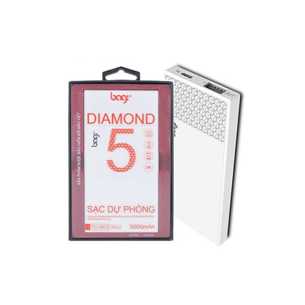Pin sạc dự phòng Bagi PB-D5 5000mAh
