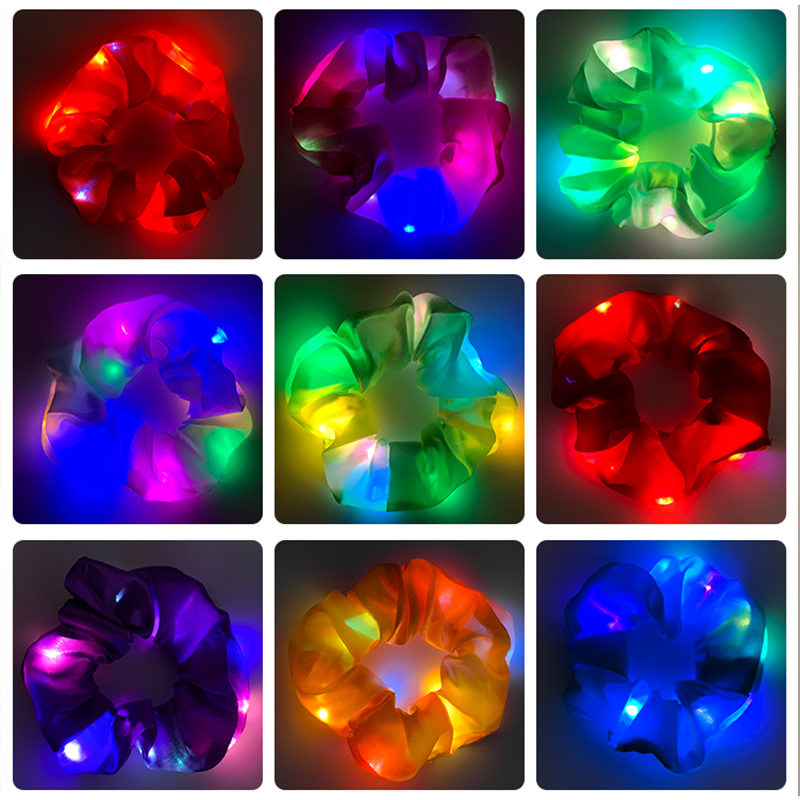 Dây Buộc Tóc Thời Trang Với Đèn LED Cho Phụ Nữ.
