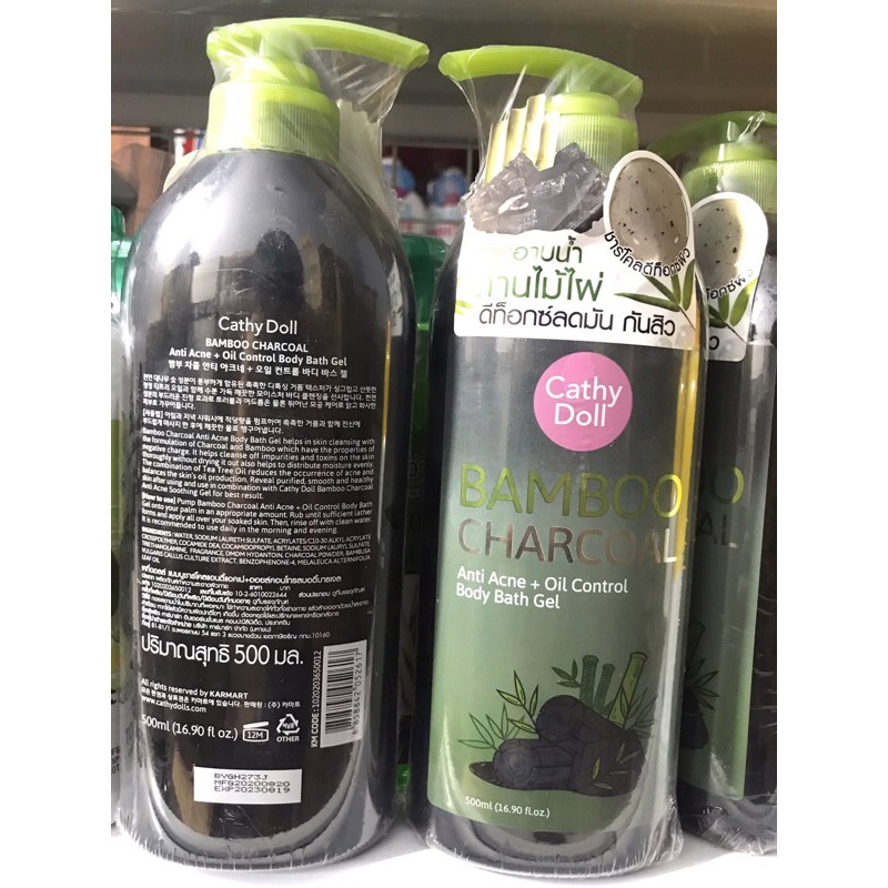 Sữa Tắm Than Tre Cathy Doll Thái Lan 500ml (BAMBOO CHARCOAL)