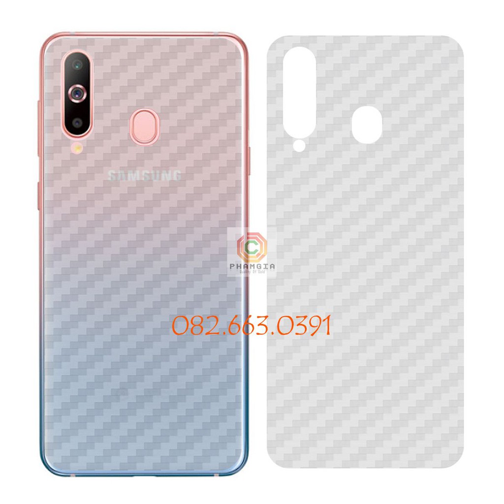 Miếng dán mặt lưng skin carbon Samsung Galaxy A60/ A70