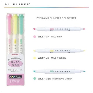 (Chính hãng- có bill) SET BÚT HIGHLIGHT ZEBRA MILDLINER