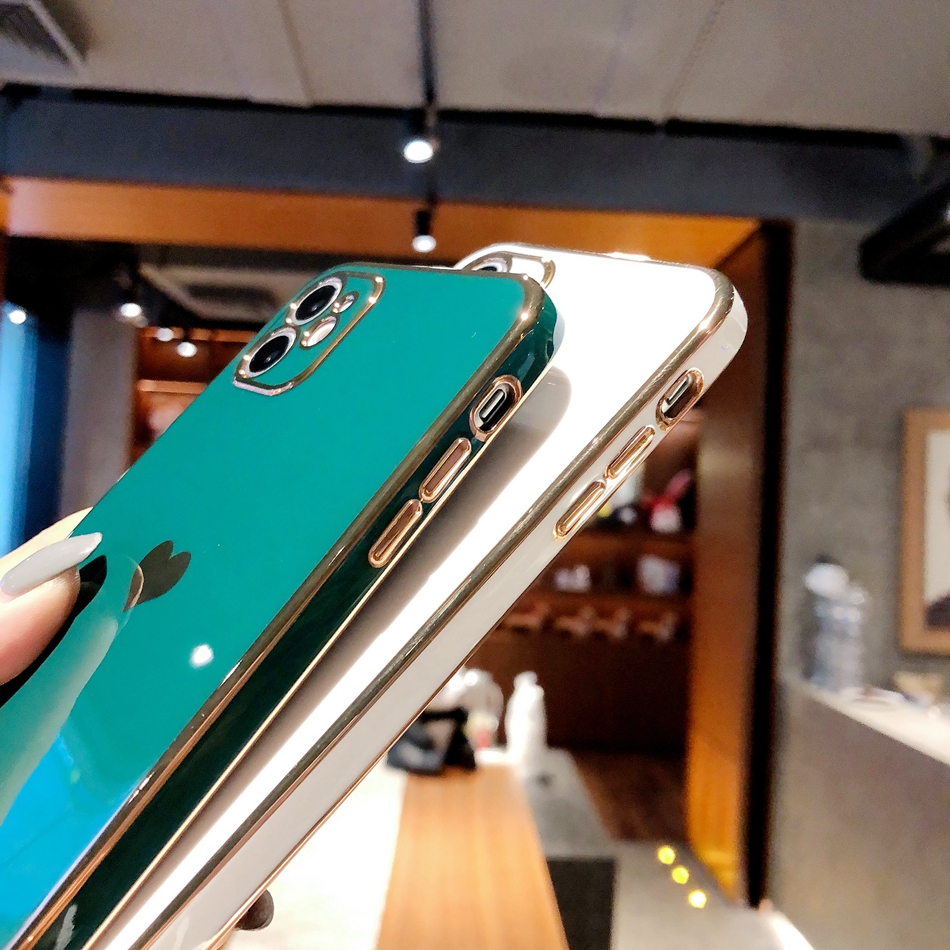 Ốp điện thoại mềm in hình trái tim bảo vệ ống kính máy ảnh cho IPhone 12 Mini 11 Pro X XS Max 7 8 Plus XR 7Plus 8Plus