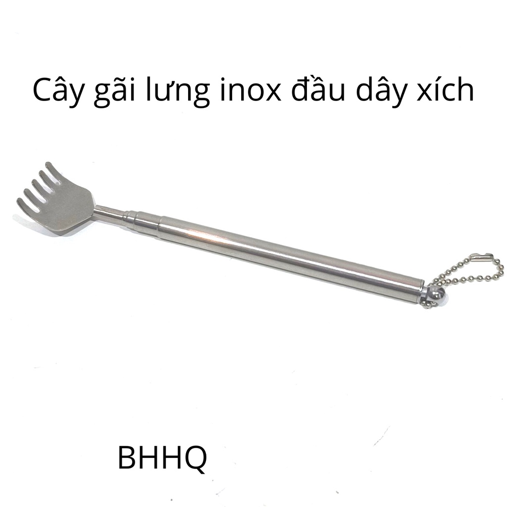 Cây gãi lưng inox kéo dài tiện dụng