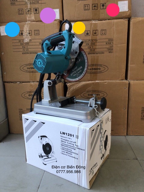 Máy cắt sắt🔥FREESHIP🔥 Máy cắt bàn mini chính hãng MAKITA PROTABLE LW1201 đĩa cắt 185mm THAILAND