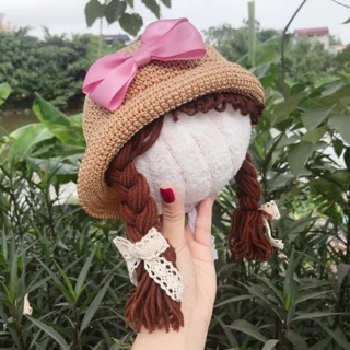 Mũ tóc giả cho bé video thật