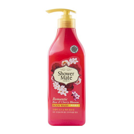 Sữa tắm cao cấp Showermate ROSE & CHERRY BLOSSOM 550ml - Hàn Quốc Chính Hãng