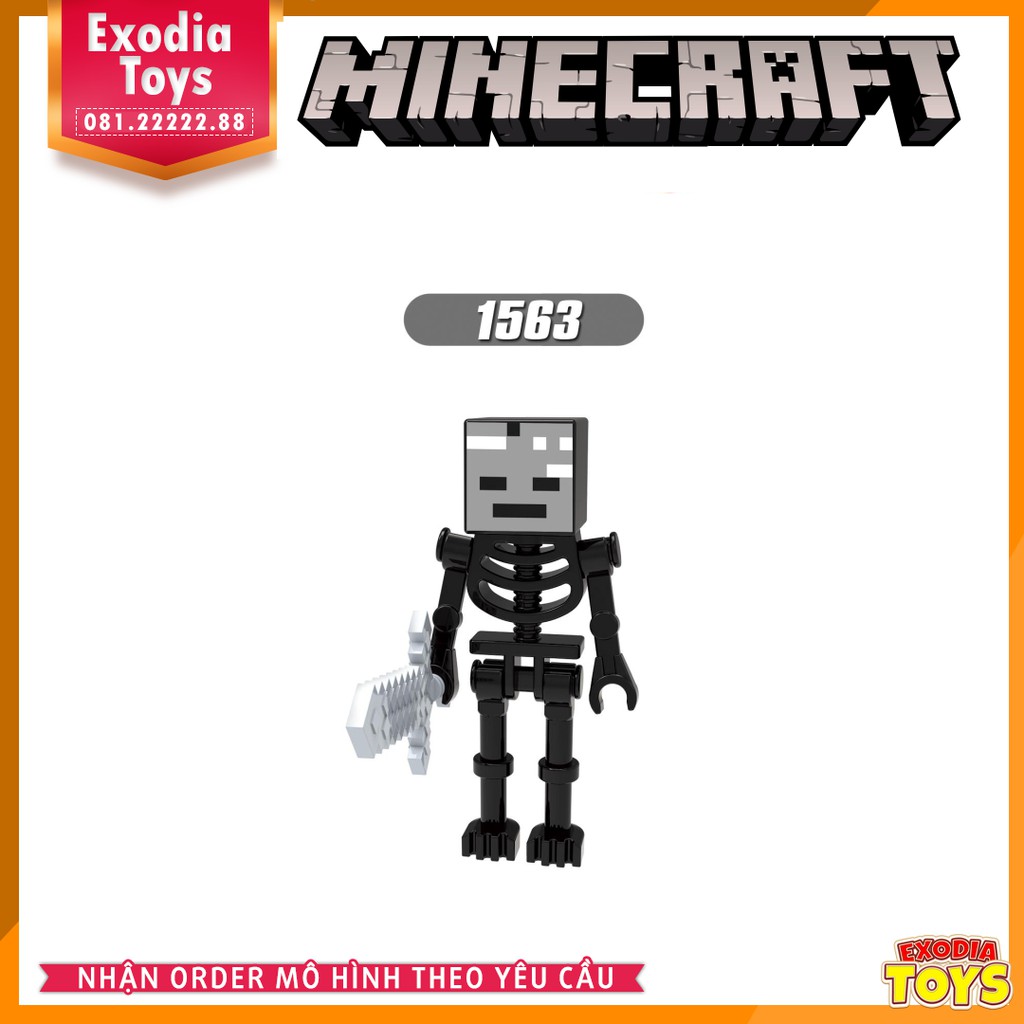 Xếp hình Minifigure nhân vật trò chơi My World Minecraft - Đồ Chơi Lắp Ghép Sáng Tạo - XINH X0294