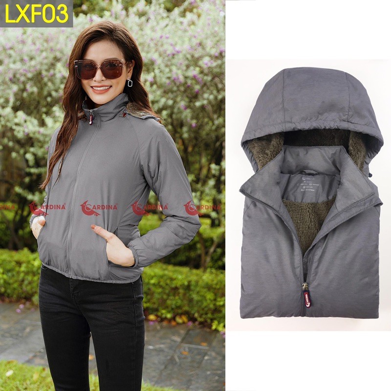 BÁN SỈ ÁO GIÓ LÓT LÔNG CỪU CDN CHO NỮ | BigBuy360 - bigbuy360.vn