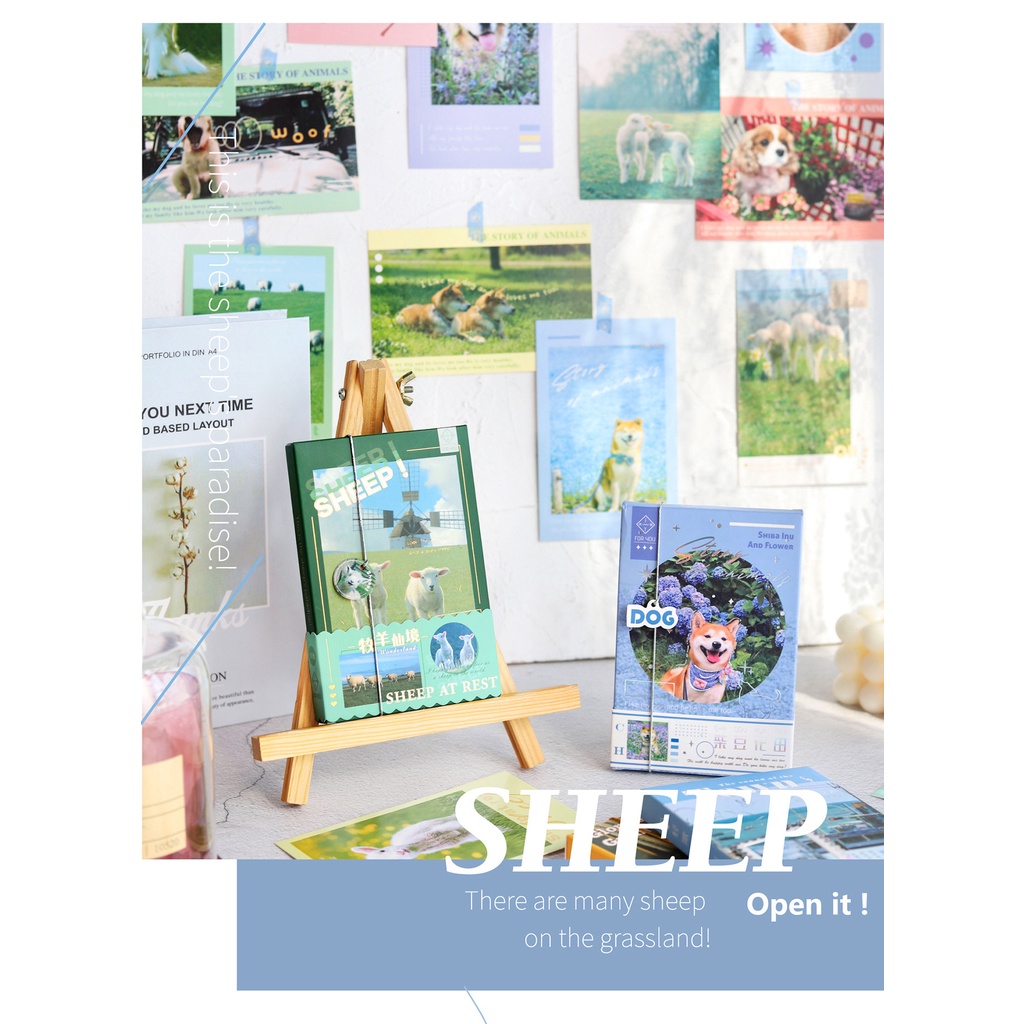 Postcard, thiệp chúc mừng những chú cún