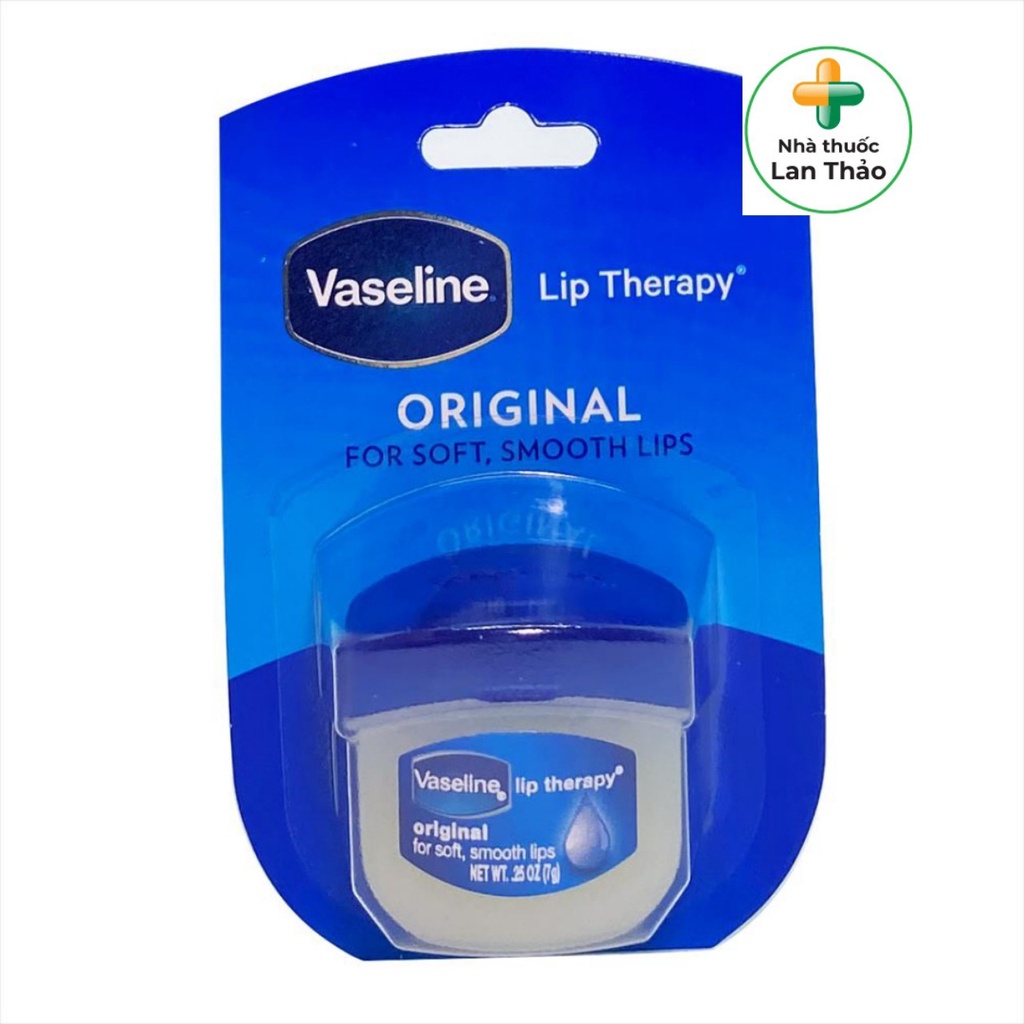 KEM VASELINE 7G CHÍNH HÃNG GIÚP DƯỠNG MÔI CHỐNG KHÔ MÔI