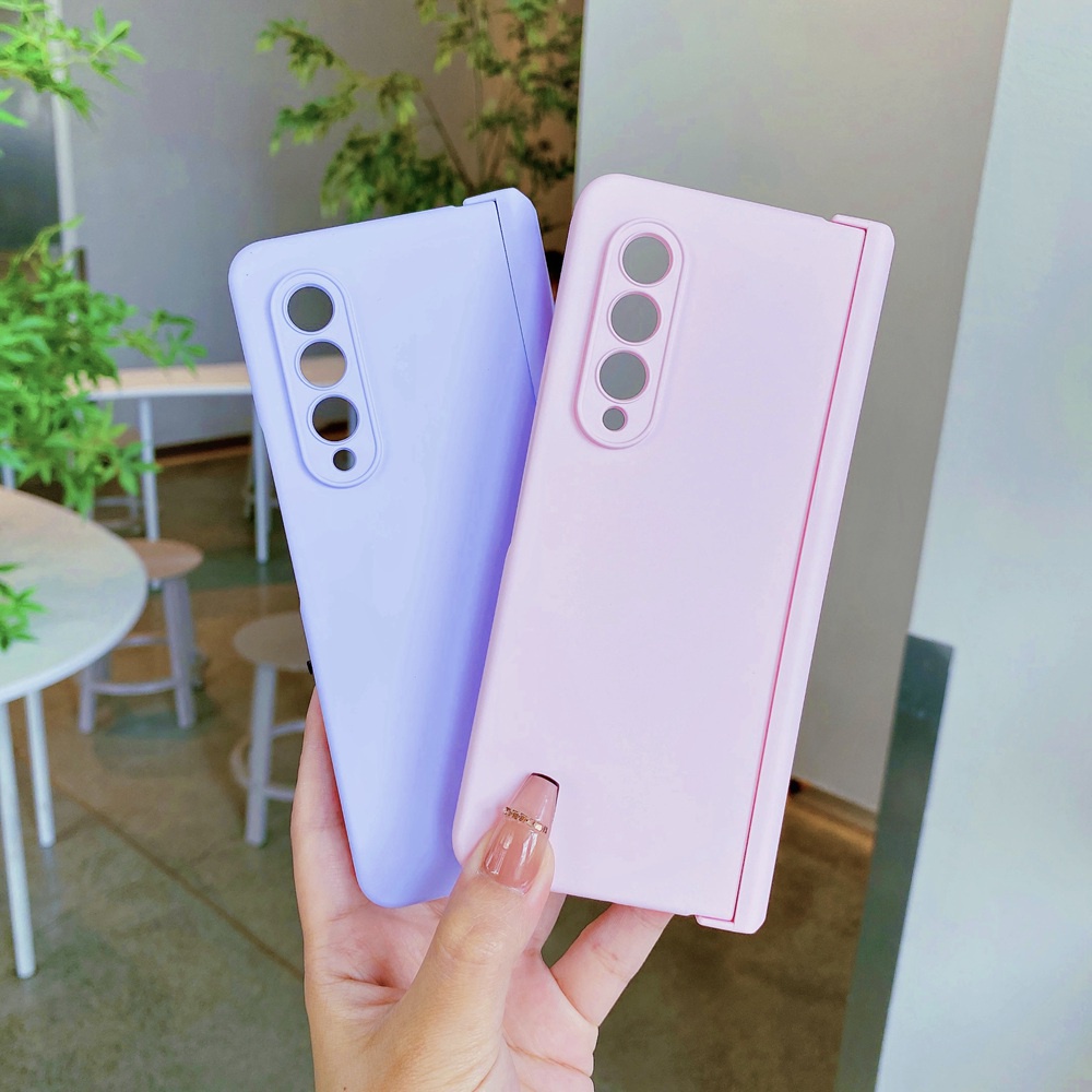 Ốp Điện Thoại Cứng Có Bản Lề 3 Trong 1 Cho Samsung Galaxy Z Fold 4 3 5 Macron