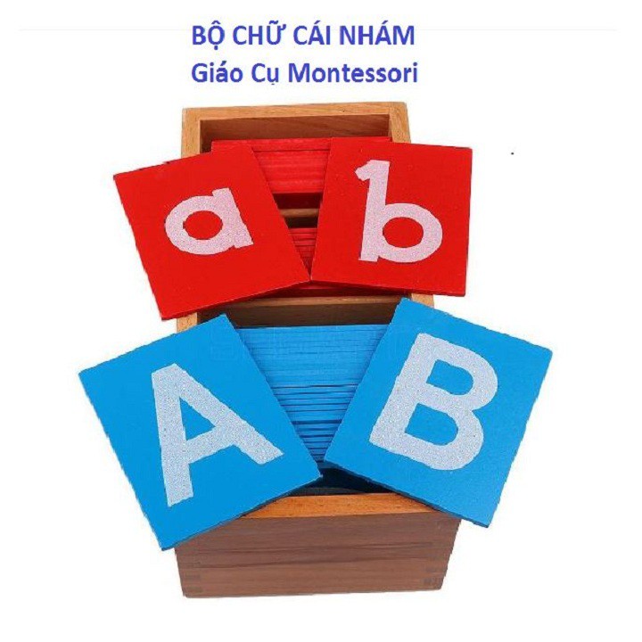 Bộ Chữ Cái Nhám  #Giáo Cụ Montessori