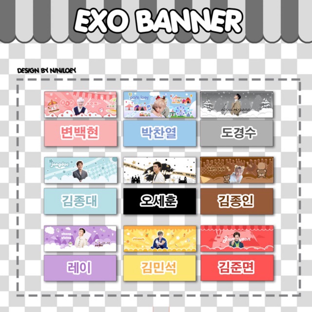  MINI BANNER EXO/BIỂU NGỮ