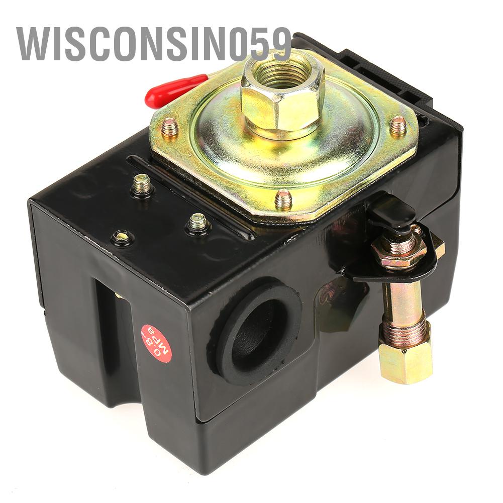 Wisconsin059 1 cái Công tắc áp suất đa năng 95-125 Psi cho van điều khiển máy nén khí