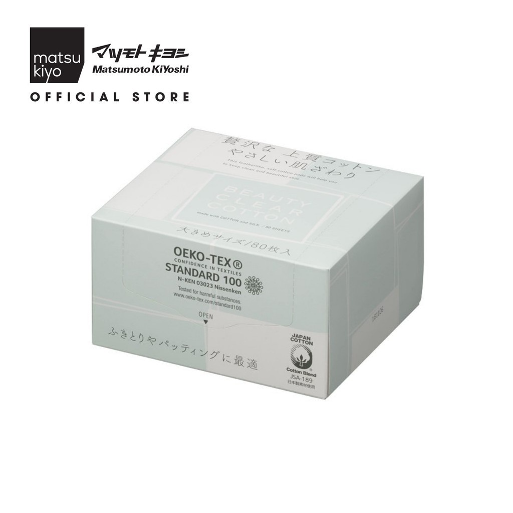 Bông cotton tẩy trang mk 80 miếng