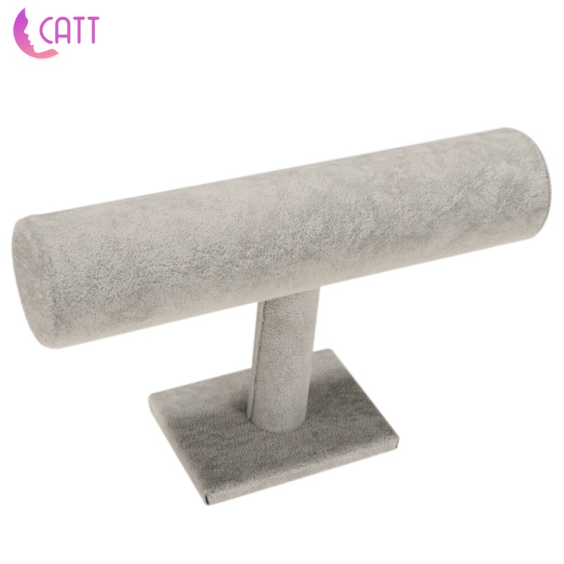Giá Đỡ Chữ T Màu Hồng Dùng Trưng Bày Trang Sức / Đồng Hồ / Vòng Tay 1